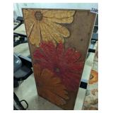 LARGE FLORAL WALL ART