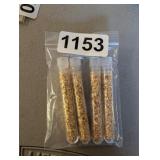 4 VIALS OF GOLD FLAKE