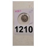 1938-D 90% SILVER MERCURY DIME