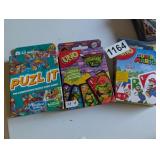 (3) CARD GAMES *MARIO AND TMNT UNO AND PUZL IT