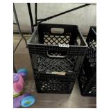 2 MILK CRATES