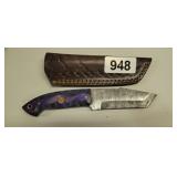 MHS CUTLERY HANDMADE KNIFE WITH SHEATH