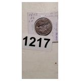 1842 LARGE CENT COUNTER STAMPED "MILLIGAN"