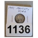 1941 MERCURY DIME