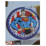SUPERMAN THIN METAL SIGN