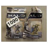 2 HALO FIGURINES