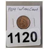 1904 INDIAN HEAD PENNY