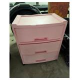 PINK ORGANIZING BIN