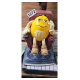 YELLOW MnM CANDY DISPENSER