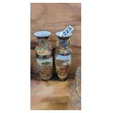 (2) SMALL ORIENTAL VASES