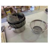 PANS AND STRAINERS