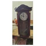 WALL HUNG REGULATOR CLOCK *PENDELUM NEEDS ATTACHED