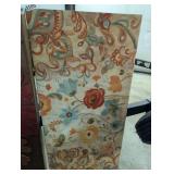 LARGE FLORAL WALL ART