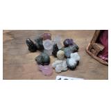 CARVED/ POLISHED GEMS/ ROCKS