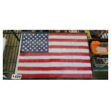 FELT FLAG IN FRAME *HANDMADE CRAFT