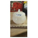 FOG GLASS PUMPKIN SHAPED CANDY DISH