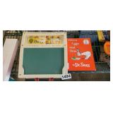 VINTAGE FISHER PRICE TOY AND DR SUESS BOOK