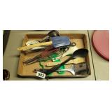 FLAT OF KITCHEN UTENCILS