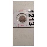 1859 INDIAN HEAD PENNY