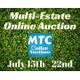 MTC July 22nd Multi-Estate Online Auction