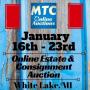 MTC Jan. 16th - 23rd Estate & Consignment