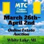 MTC March 26th - April 2nd Online Estate Auction