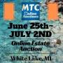 MTC June 25th - JULY 2ND Online Estate Auction