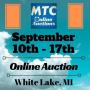 MTC Sept. 10th - 17th  Online Auction