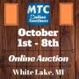 MTC October 1st - 8th Online Auction