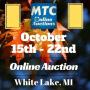 MTC Oct. 15th-22nd Online Estate & Vintage Auction