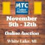 MTC's Nov. 5th - 12th The BIG Online Auction