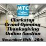 MTC Clarkston Grand Opening THANKSGIVING Auction