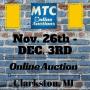 MTC Dec. 3rd Big Online Auction Clarkston