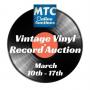 MTC's Vinyl Record Auction March 10th - 17th