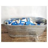 Lot of mahjong tiles