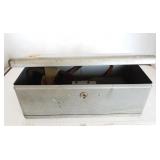 Lock box with vintage hygiene set