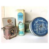 Decorative tin collection