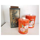 Candy and sugar tin lot