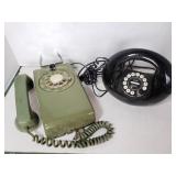 Pair of vintage telephones