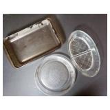 Glass baking pan lot