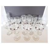 Large stemware lot