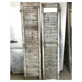 Large 7 ft. old shutter pair 1