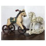 Pair of horse figures