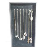 Smokey chain neclaces