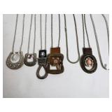 Chain and belt buckle jewlery lot