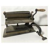 Antique cast iron press by American Machine Co.