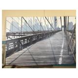 Huge canvas cityscape portrait