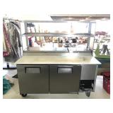 True commercial kitchen prep station
