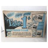 Vintage Take 1 home movie titler new in box
