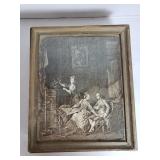 Vintage jewlery box with crystals